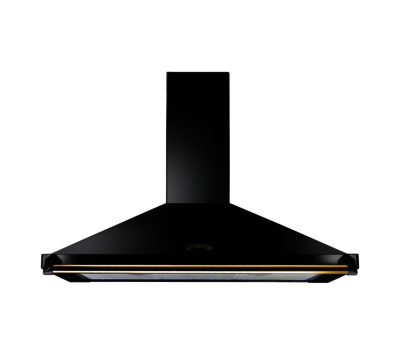 RANGEMASTER  Classic CLAHDC110BB/ Chimney Cooker Hood - Black & Brass